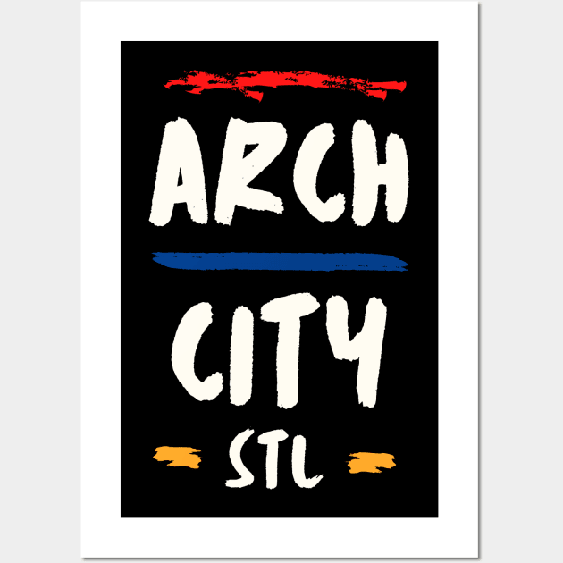 Arch City STL Wall Art by Arch City Tees